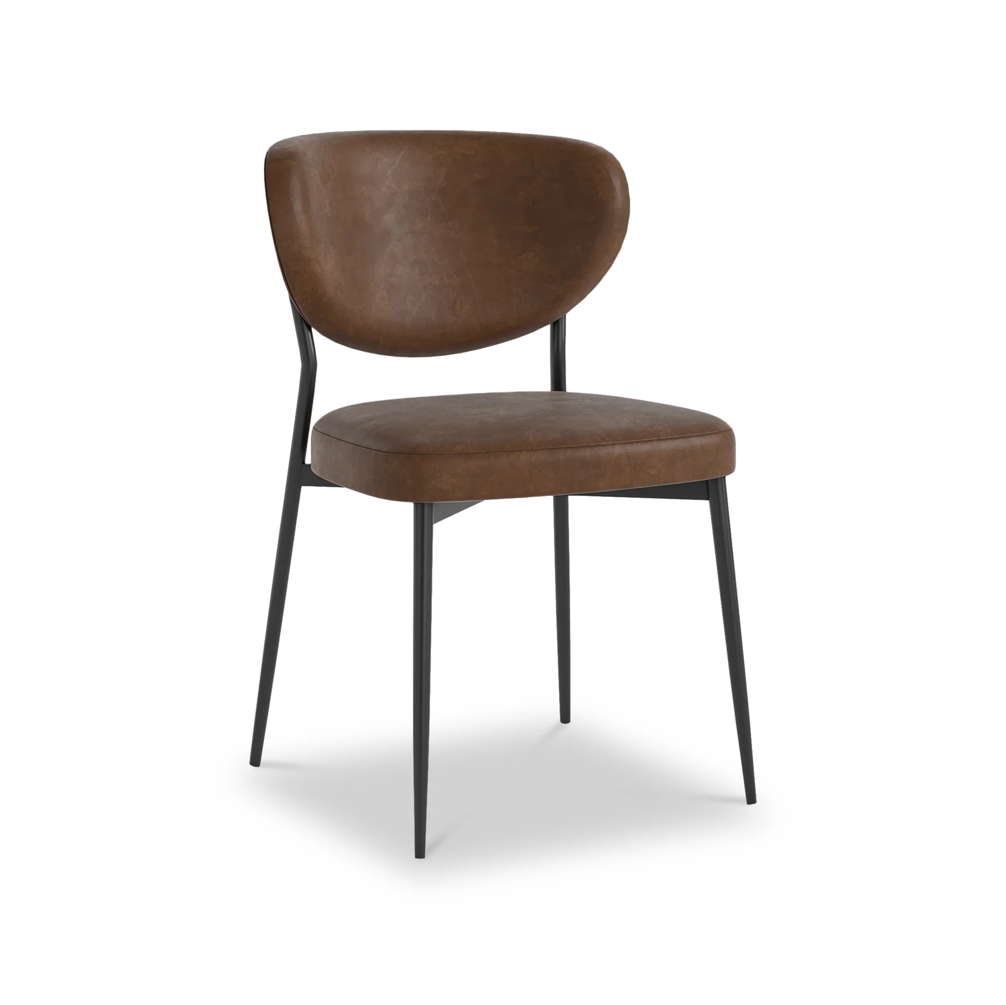 Alfaro Faux Leather Dining Chair - Image 4