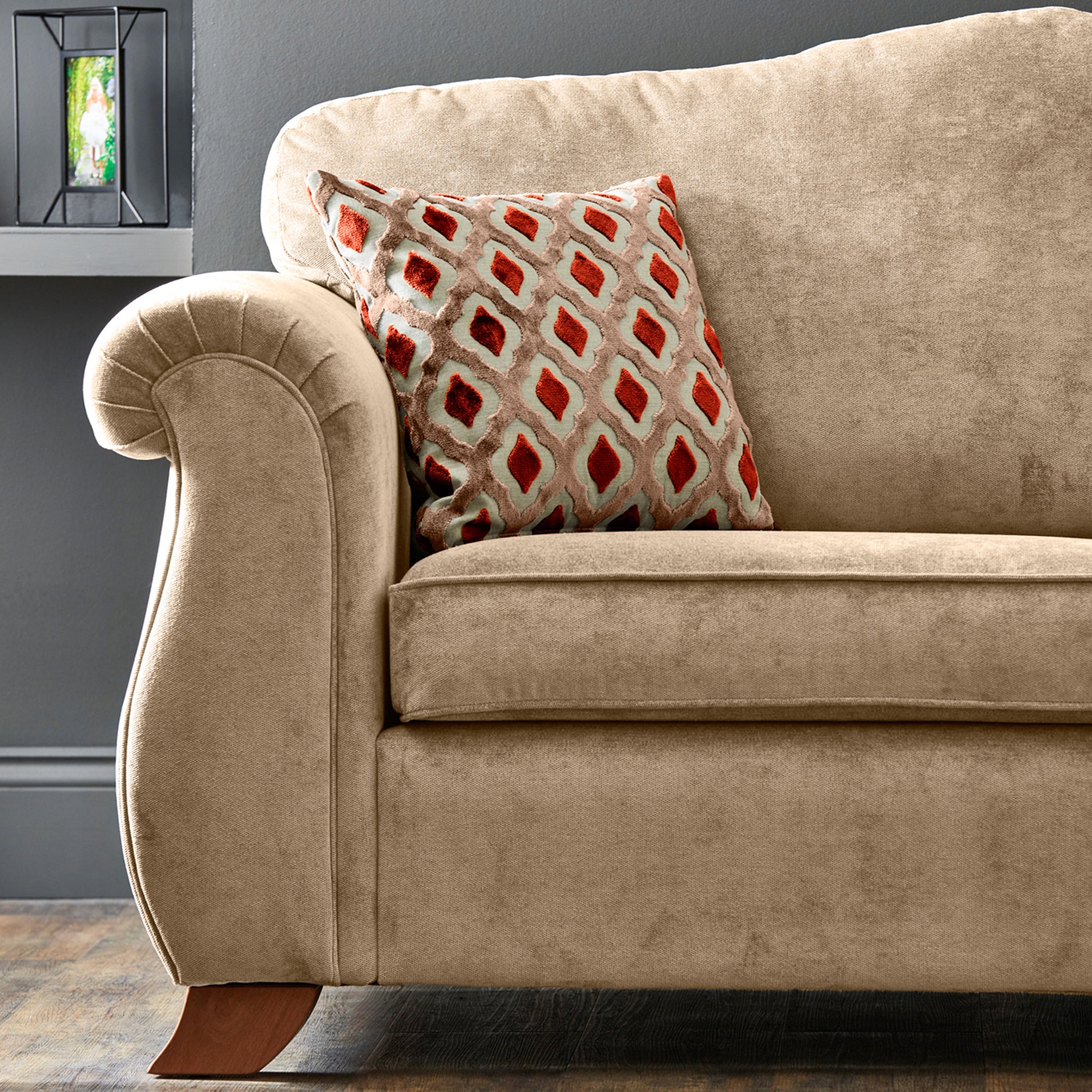 Ashwood Chenille 3 Seater Sofa - Image 6