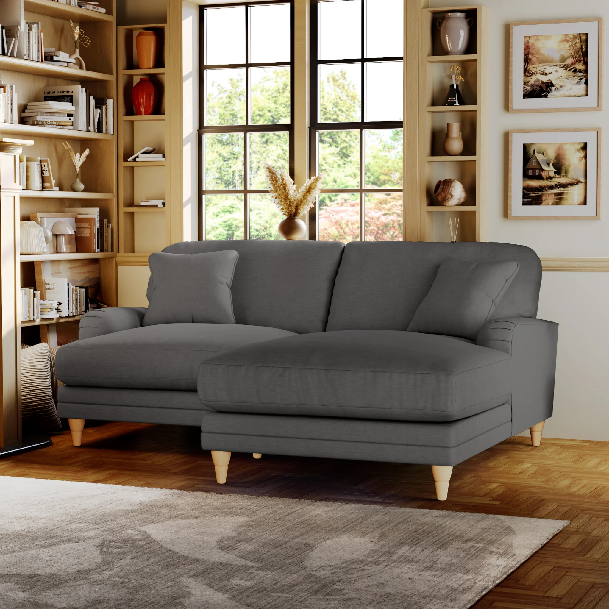 Bampton 3 Seater Chaise Sofa - Image 7