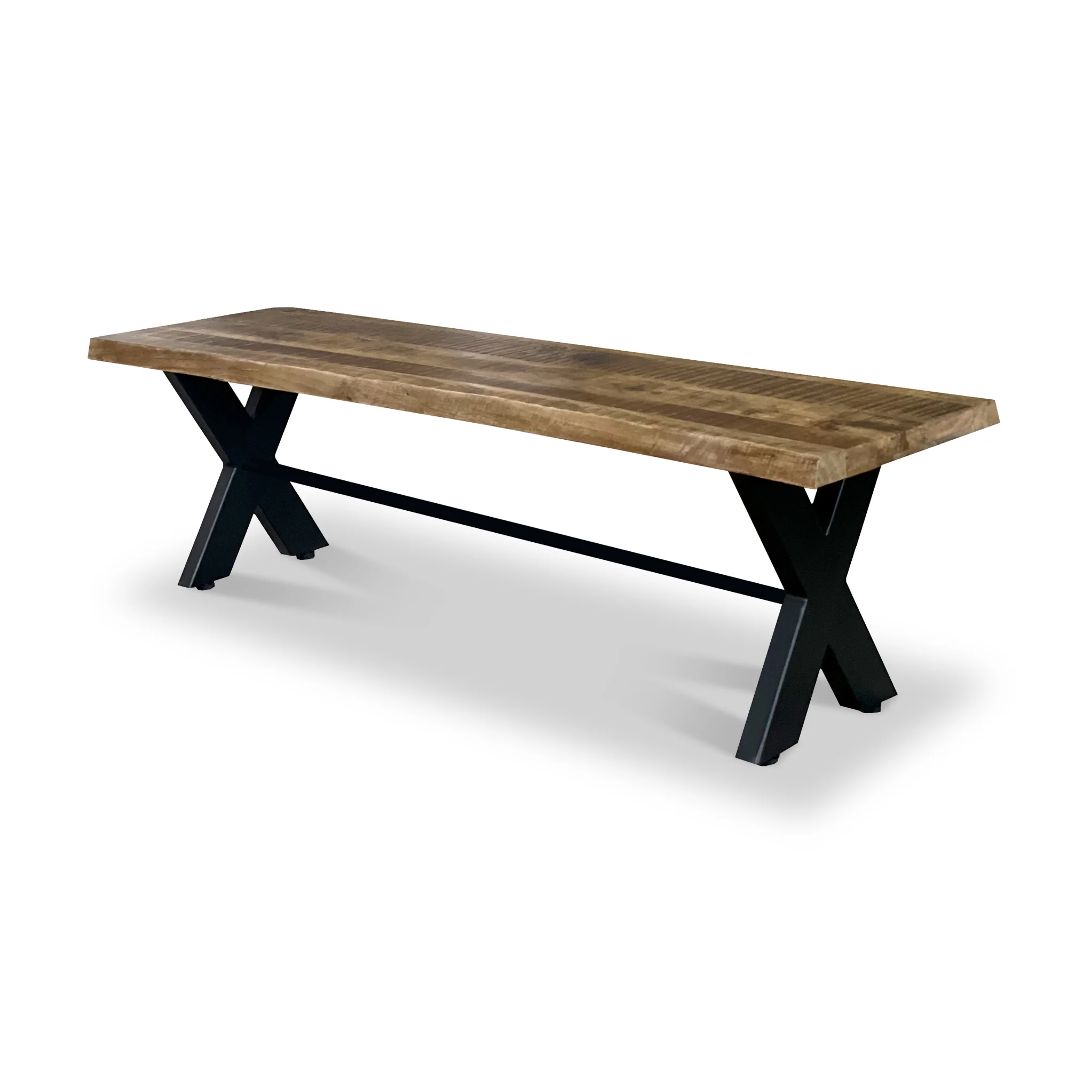 Carrow 180cm Mango Wood Dining Bench - Image 3