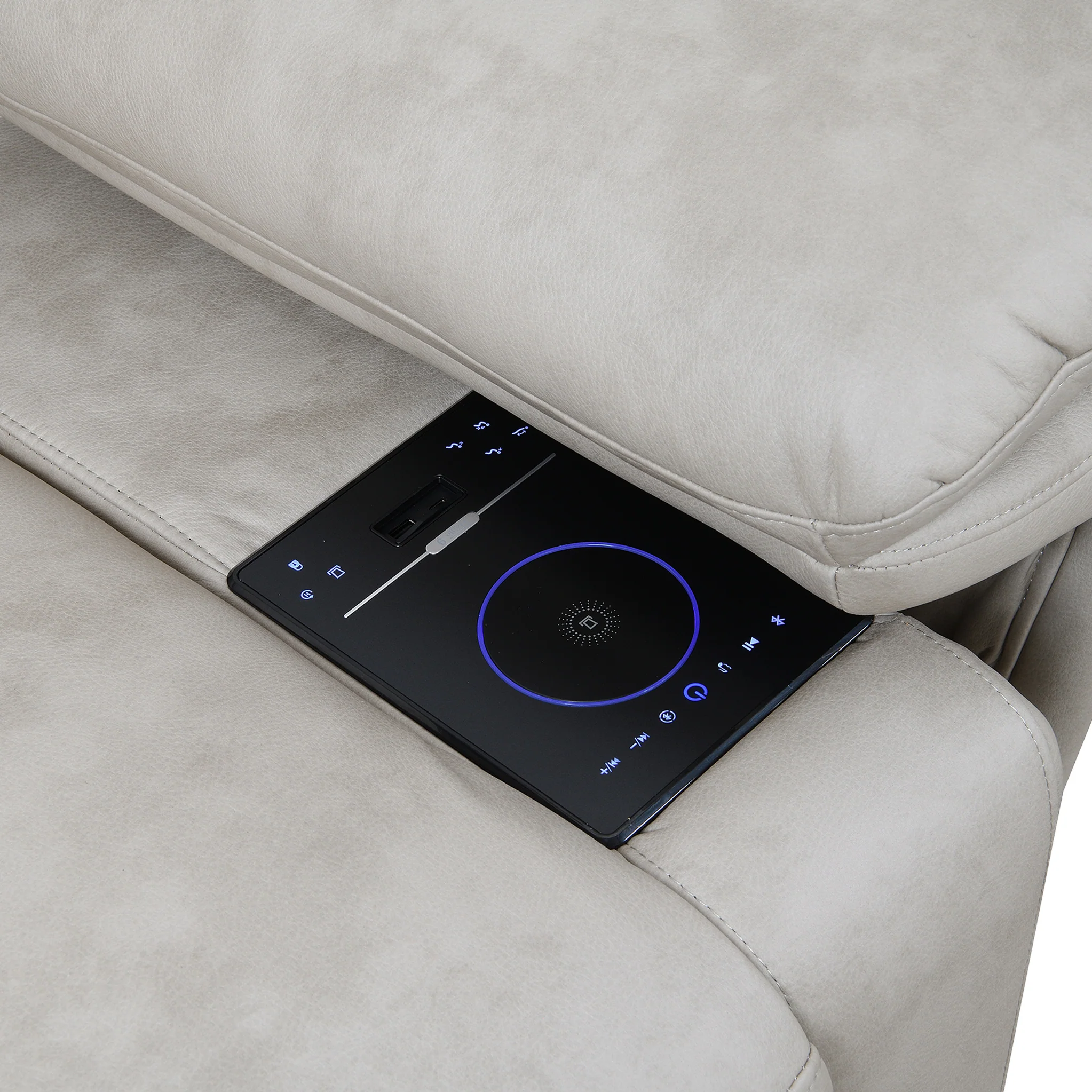 Cooper Tech Dual Power Recliner 3 Seater Sofa - Image 4