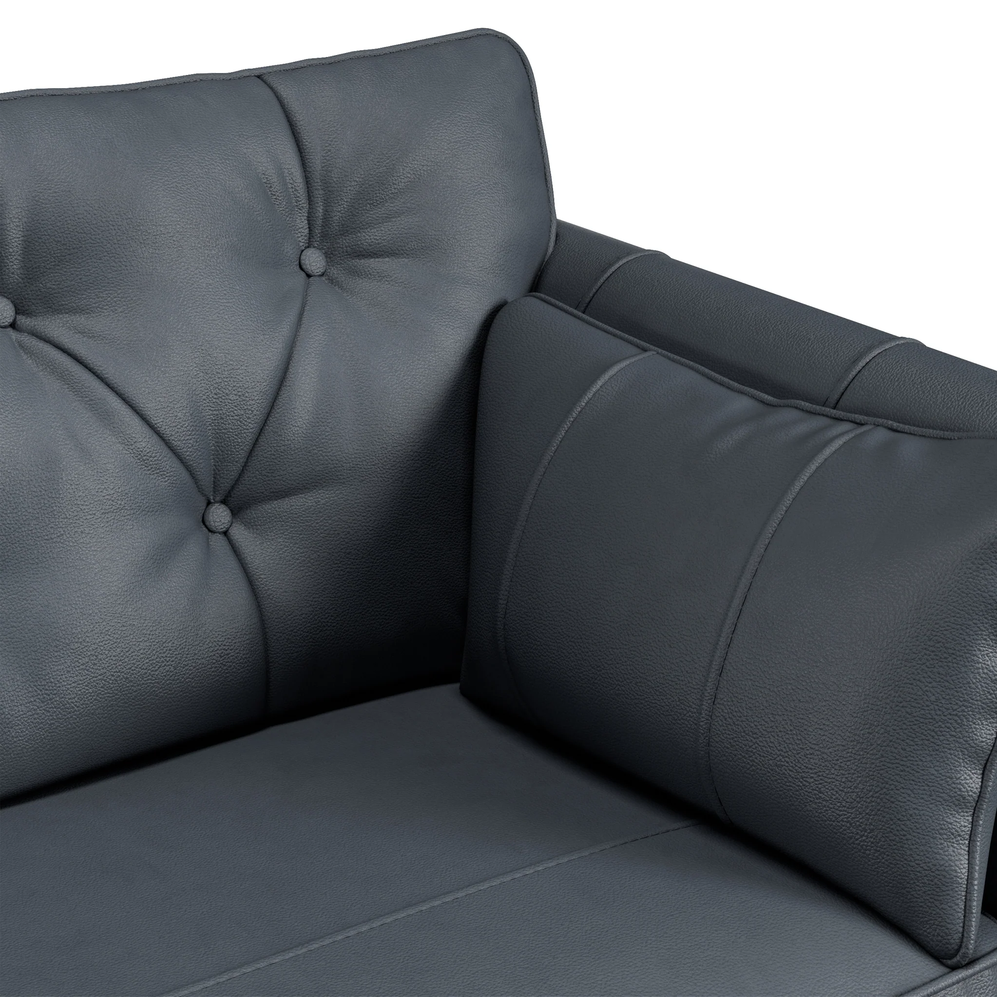 Edison Leather 3 Seater Sofa - Image 29