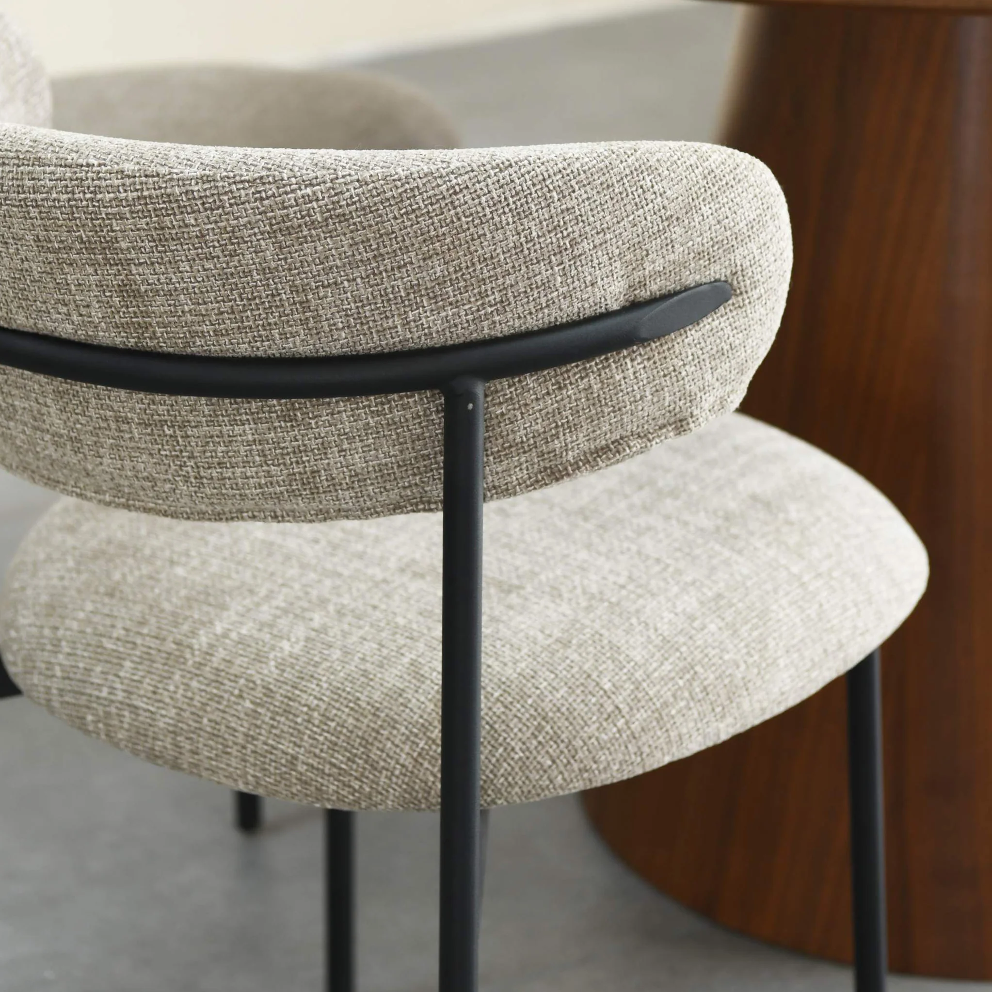 Elvina Tweed Dining Chair - Image 12