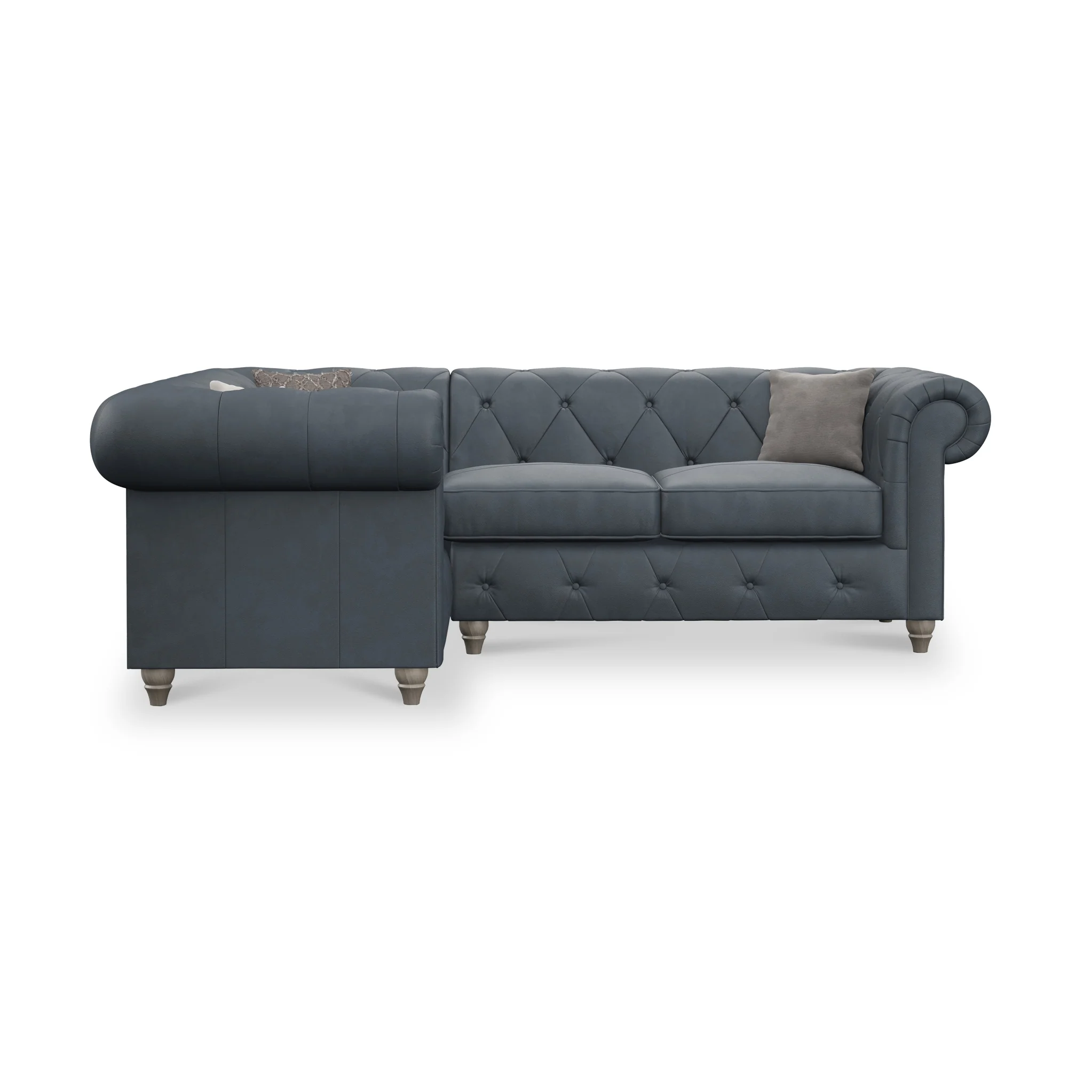 Everett Leather Corner Sofa - Image 16