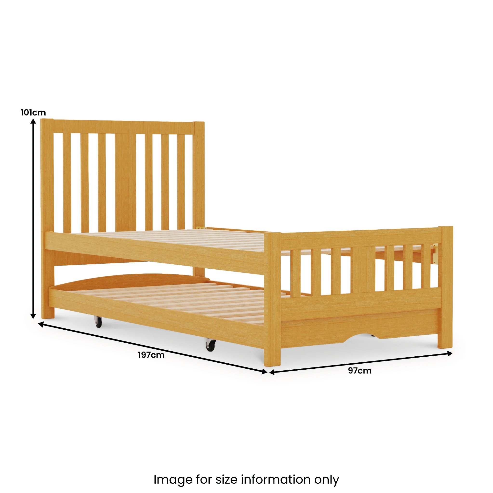 Finchley Guest Bed with Trundle - Image 11