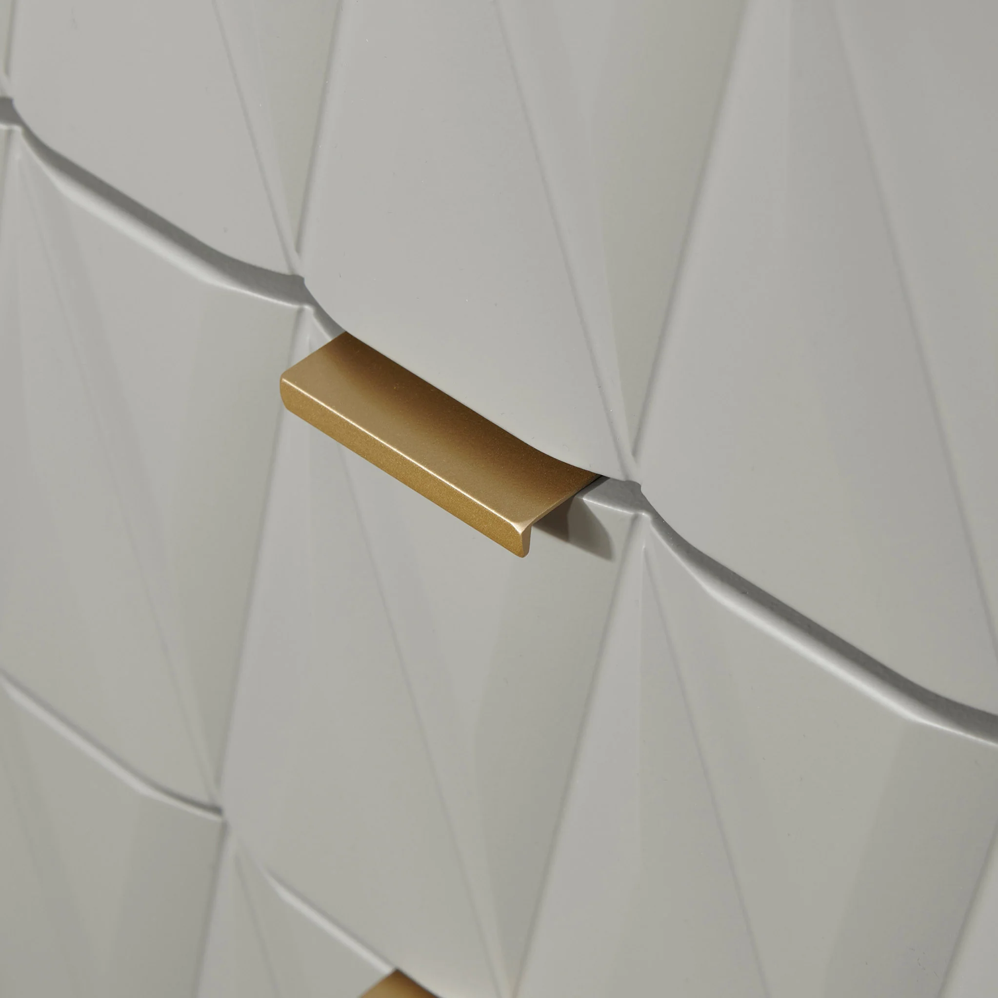 Geo 3 Drawer Chest with Gold Hairpin Legs - Image 4