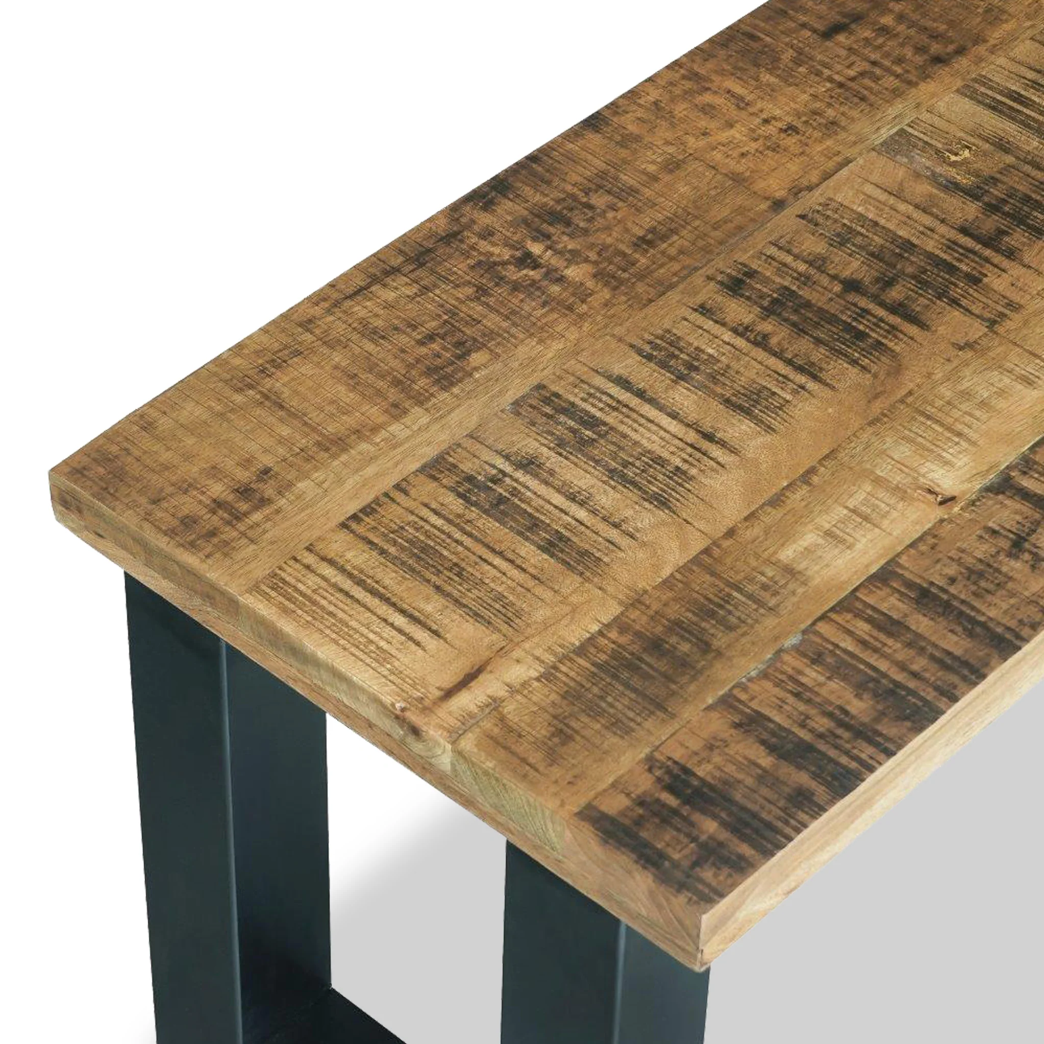 Jaxon Mango Wood 140cm Dining Bench - Image 4