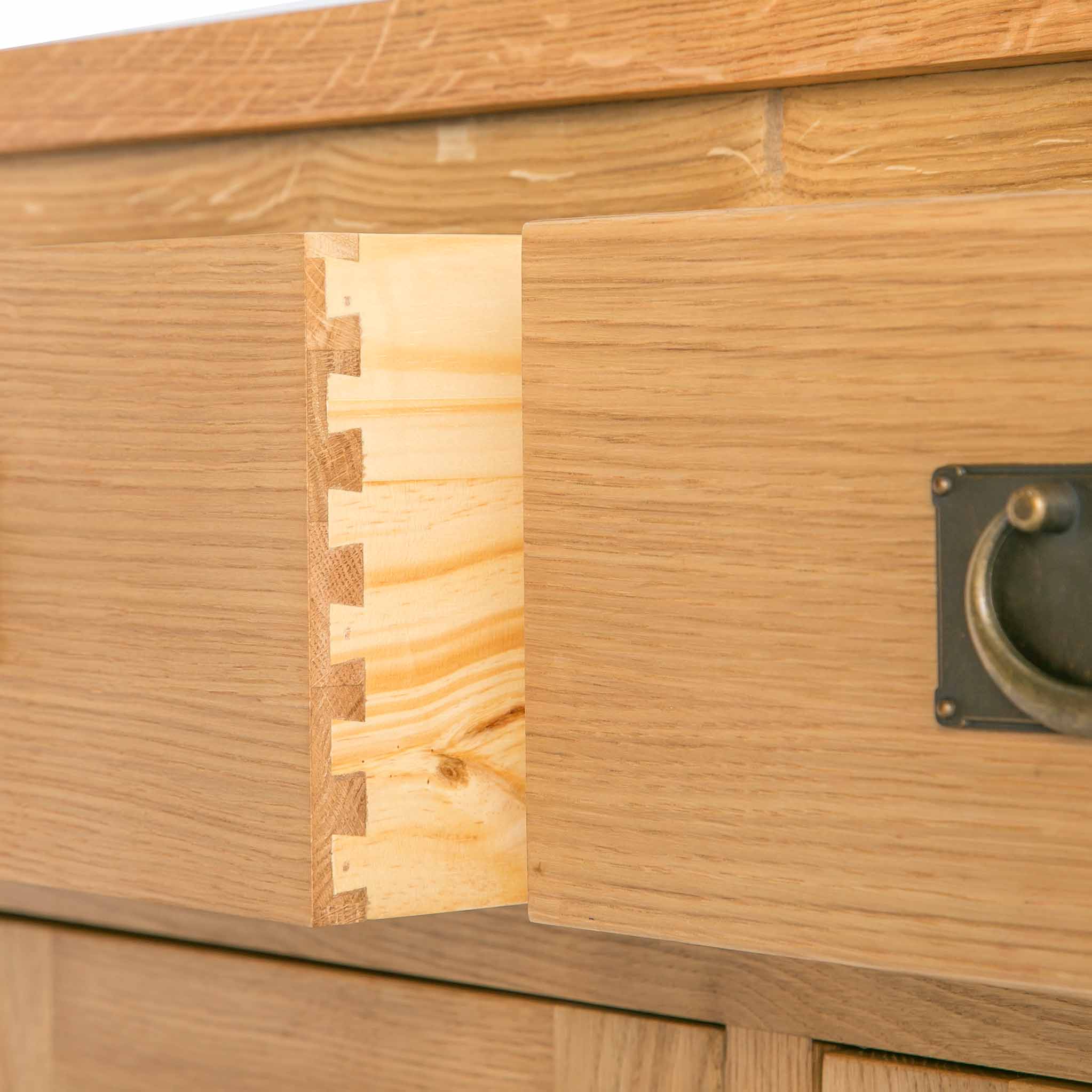 Surrey Oak Large Sideboard - Image 14