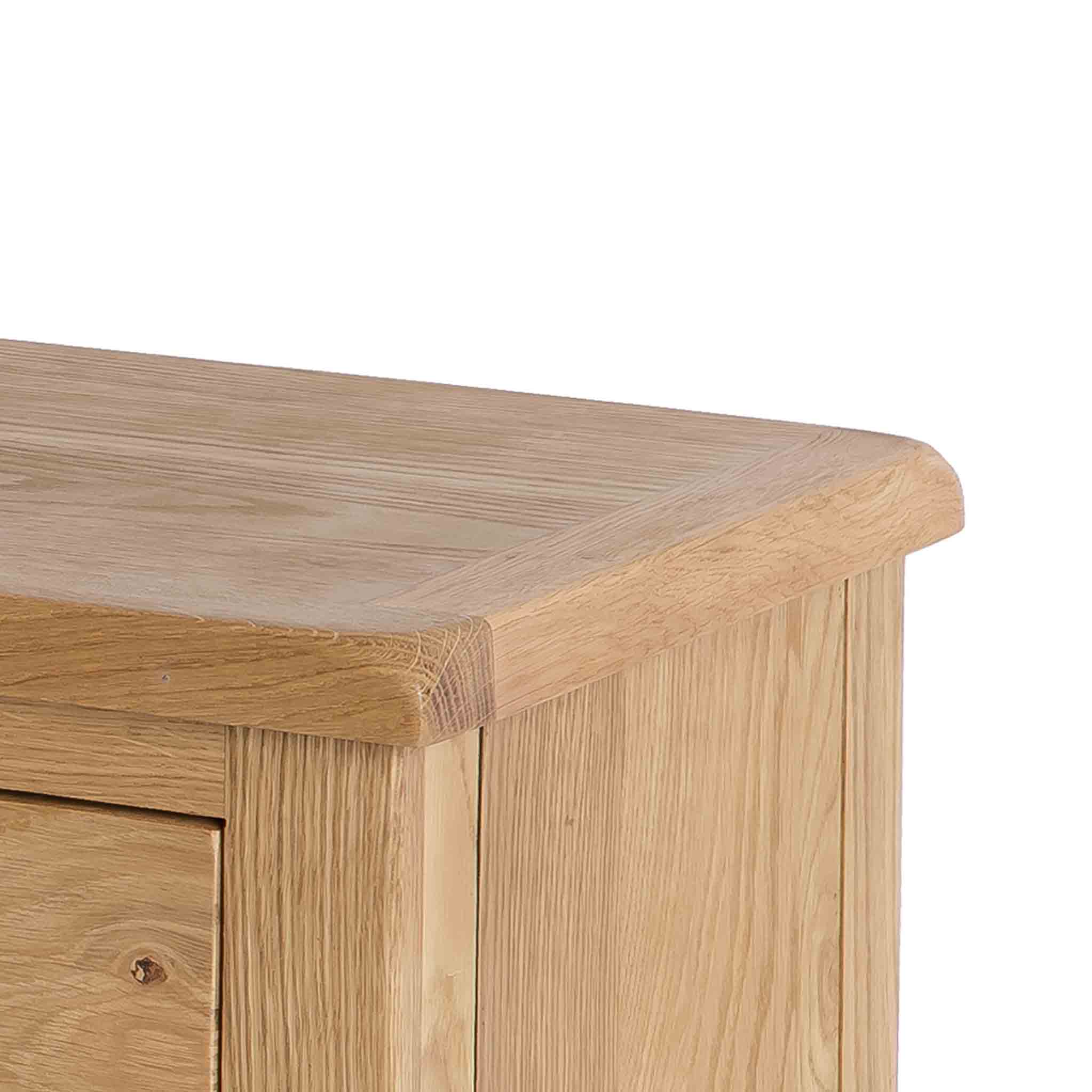 Surrey Oak 180cm Extra Wide TV Stand - Image 12
