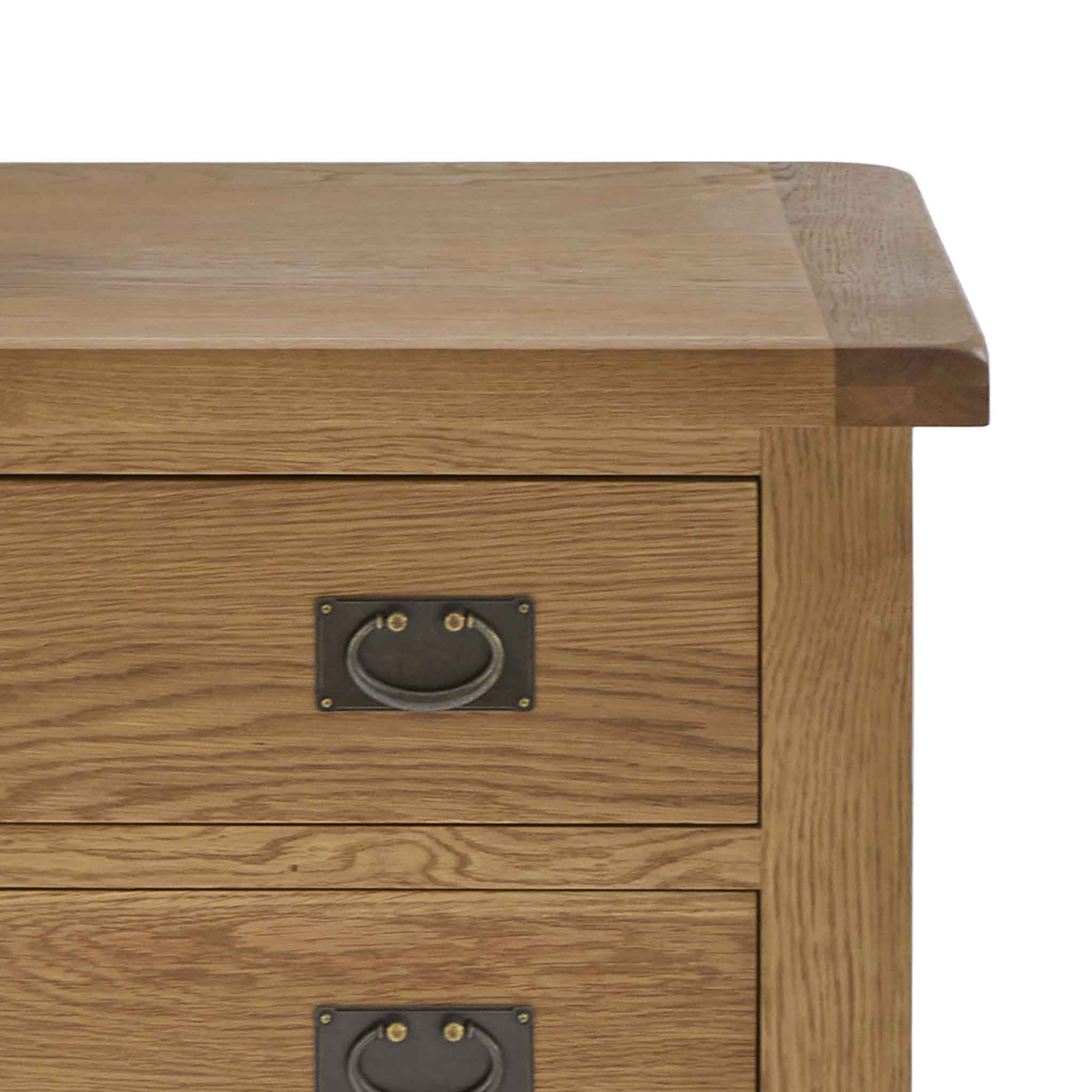 Zelah Oak 3 Drawer Chest - Image 10